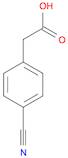 Benzeneacetic acid, 4-cyano-
