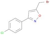 5-(BROMOMETHYL)-3-(4-CHLOROPHENYL)ISOXAZOLE