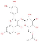QUERCETIN-3-O-BETA-D-GLUCOPYRANOSYL-6''-ACETATE