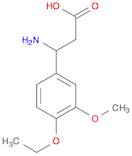3-AMINO-3-(4-ETHOXY-3-METHOXYPHENYL)PROPANOIC ACID