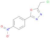2-(CHLOROMETHYL)-5-(4-NITROPHENYL)-1,3,4-OXADIAZOLE