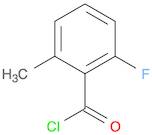 Benzoyl chloride, 2-fluoro-6-methyl- (9CI)