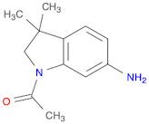 1-ACETYL-6-AMINO-3,3-DIMETHYL-2,3-DIHYDRO-INDOLE