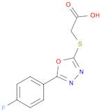 2-((5-(4-Fluorophenyl)-1,3,4-oxadiazol-2-yl)thio)acetic acid