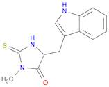 5-(1H-INDOL-3-YLMETHYL)-3-METHYL-2-THIOXO-4-IMIDAZOLIDINONE
