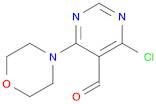 4-CHLORO-6-MORPHOLINO-5-PYRIMIDINECARBALDEHYDE