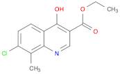 Ethyl 7-chloro-4-hydroxy-8-methylquinoline-3-carboxylate