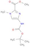 METHYL 4-(TERT-BUTOXYCARBONYLAMINO)-1-METHYL-1H-IMIDAZOLE-2-CARBOXYLATE