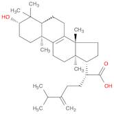(2R)-2-[(3S,5S,10S,13R,14R,17R)-3-hydroxy-4,4,10,13,14-pentamethyl-2,3 ,5,6,7,11,12,15,16,17-decahydro-1H-cyclopenta[a]phenanthren-17-yl]-6-m ethyl-5-methylidene-heptanoic acid