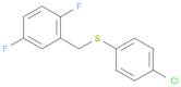 (4-chlorophenyl)(2,5-difluorobenzyl)sulfane