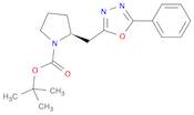 1-Pyrrolidinecarboxylic acid, 2-[(5-phenyl-1,3,4-oxadiazol-2-yl)Methyl]-, 1,1-diMethylethyl ester, (2S)-