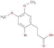 Benzenepropanoic acid, 2-bromo-4,5-dimethoxy- (9CI)