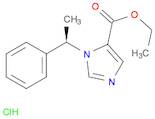 ethyl (R)-1-(1-phenylethyl)-1H-imidazole-5-carboxylate monohydrochloride