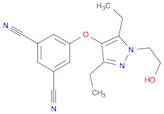 3-Cyano-5-[[3,5-diethyl-1-(2-hydroxyethyl)-1H-pyrazol-4-yl]oxy]benzonitrile