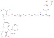 Benzeneacetic acid, α,α-diphenyl-, coMpd. with (α1R)-α1-[[[6-[2-[(2,6-dichlorophenyl)Methoxy]ethoxy]hexyl]aMino]Methyl]-4-hydroxy-1,3-benzenediMethanol (1