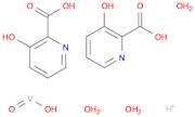 (OC-6-45) Aqua (3-hydroxy-2-pyridinecarboxylato-kapaN1,kapaO2)[3-(hydroxy-kapaO)-2-pyridinecarboxylato(2-)-kapaO2]oxo-vanadate(1-), hydrogen, trihydrate