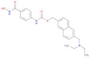 [4-[(Hydroxyamino)carbonyl]phenyl]carbamic acid [6-[(diethylamino)methyl]-2-naphthalenyl]methyl ester