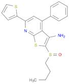 2-butylsulfinyl-4-phenyl-6-thiophen-2-ylthieno[5,4-b]pyridin-3-amine