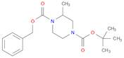1-benzyl 4-tert-butyl 2-Methylpiperazine-1,4-dicarboxylate