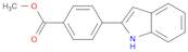 BENZOIC ACID, 4-(1H-INDOL-2-YL)-, METHYL ESTER