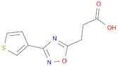 3-(3-(Thiophen-3-yl)-1,2,4-oxadiazol-5-yl)propanoic acid