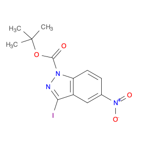 3-IODO-5-NITRO-1H-INDAZOLE-1-CARBOXYLIC ACID TERT-BUTYL ESTER