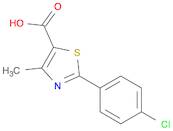 2-(4-CHLOROPHENYL)-4-METHYL-1,3-THIAZOLE-5-CARBOXYLIC ACID