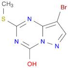 8-Bromo-2-(methylthio)pyrazolo[1,5-a][1,3,5]triazin-4-ol