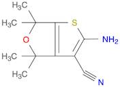 2-amino-4,4,6,6-tetramethyl-4,6-dihydrothieno[2,3-c]furan-3-carbonitrile