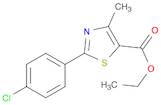 ETHYL 2-(4-CHLOROPHENYL)-4-METHYL-1,3-THIAZOLE-5-CARBOXYLATE