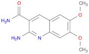 2-AMINO-6,7-DIMETHOXY-QUINOLINE-3-CARBOXYLIC ACID AMIDE