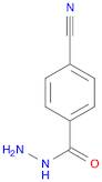 Benzoic acid, 4-cyano-, hydrazide (9CI)