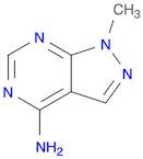 1H-Pyrazolo[3,4-d]pyrimidin-4-amine, 1-methyl- (9CI)