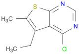 4-CHLORO-5-ETHYL-6-METHYLTHIENO[2,3-D]PYRIMIDINE