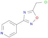 4-[5-(chloromethyl)-1,2,4-oxadiazol-3-yl]pyridine