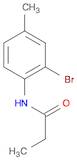 N-(2-bromo-4-methylphenyl)propanamide