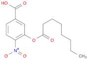 4-NITRO-3-(OCTANOYLOXY)BENZOIC ACID