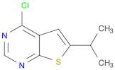 4-CHLORO-6-ISOPROPYL-THIENO[2,3-D]PYRIMIDINE