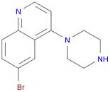 6-BROMO-4-(PIPERAZIN-1-YL)QUINOLINE