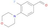 3-FLUORO-4-(N-MORPHOLINO)-BENZALDEHYDE