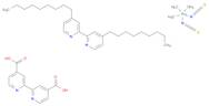 cis-bis(isothiocycanato)-(2,2'-bipyridyl-4,4'-dicarboxylic acid)-(2,2'-bipyridyl-4,4'-dinonyl) r...