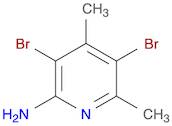 2-Amino-3,5-dibromo-4,6-dimethylpyridine