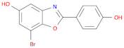 7-Bromo-2-(4-hydroxyphenyl)-1,3-benzoxazol-5-ol