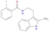 2-Fluoro-N-[2-(2-methyl-1H-indol-3-yl)ethyl]benzamide