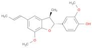 Phenol,4-[(2R,3R)-2,3-dihydro-7-methoxy-3-methyl-5-(1E)-1-propenyl-2-benzofuranyl]-2-methoxy-