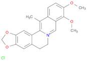5,6-Dihydro-2,3-(methylenedioxy)-9,10-dimethoxy-13-methyldibenzo[a,g]quinolizinium