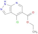 Ethyl 4-chloro-1H-pyrazolo[3,4-b]pyridine-5-carboxylate