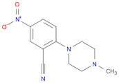 2-(4-methylpiperazin-1-yl)-5-nitrobenzonitrile