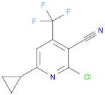 2-CHLORO-6-CYCLOPROPYL-4-(TRIFLUOROMETHYL)NICOTINONITRILE