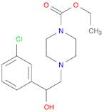 ETHYL 4-[2-(3-CHLOROPHENYL)-2-HYDROXYETHYL]TETRAHYDRO-1(2H)-PYRAZINECARBOXYLATE